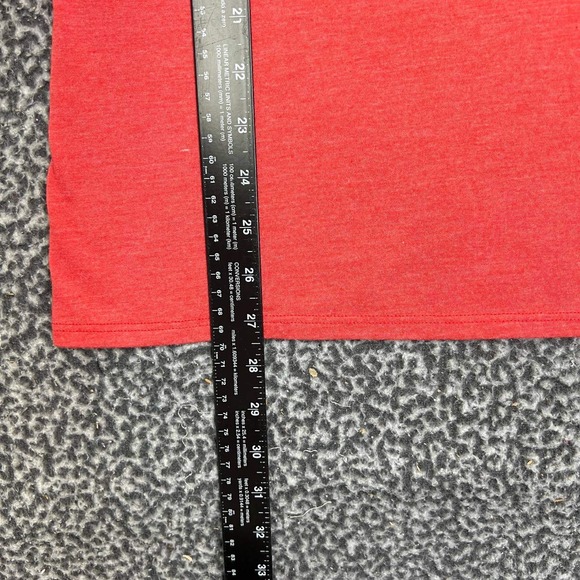 Atlanta Falcons Shirt Women Medium Red Nike NFL Short Sleeve V-Neck New - Picture 5 of 7